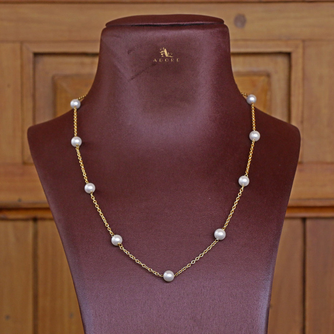 Golden 11 Pearl Neckpiece