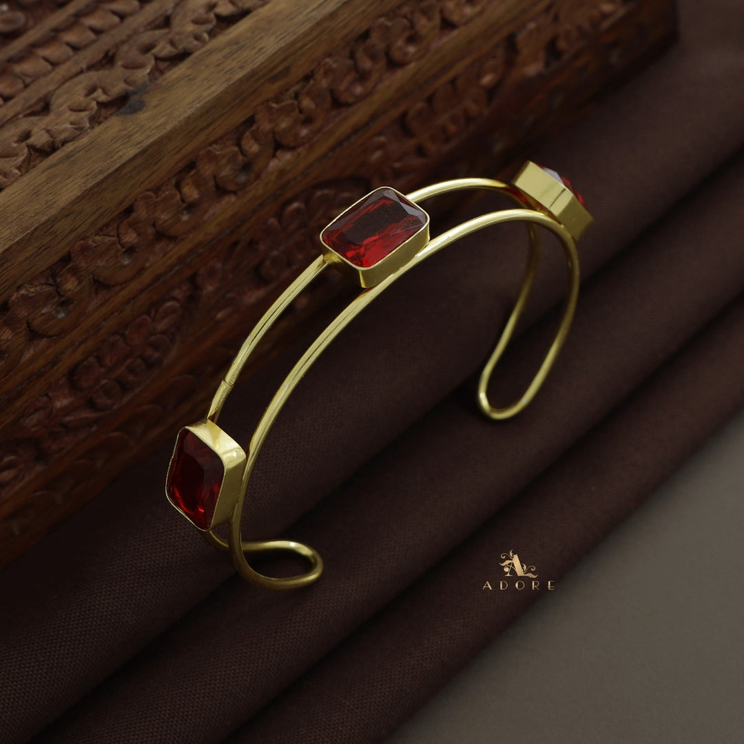 Esthera Glossy Rectangle Bangle