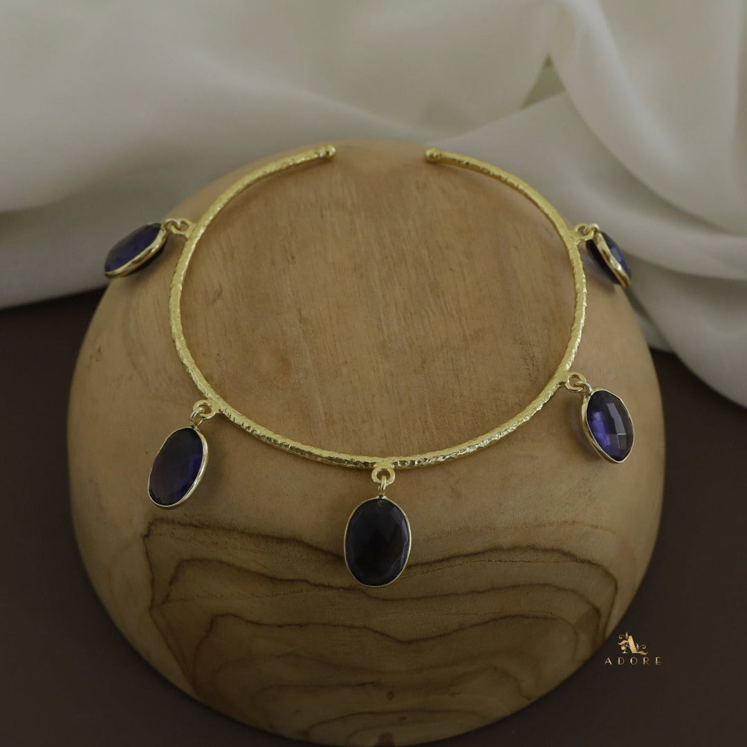 Multicolour Maelyn Textured Glossy Bangle