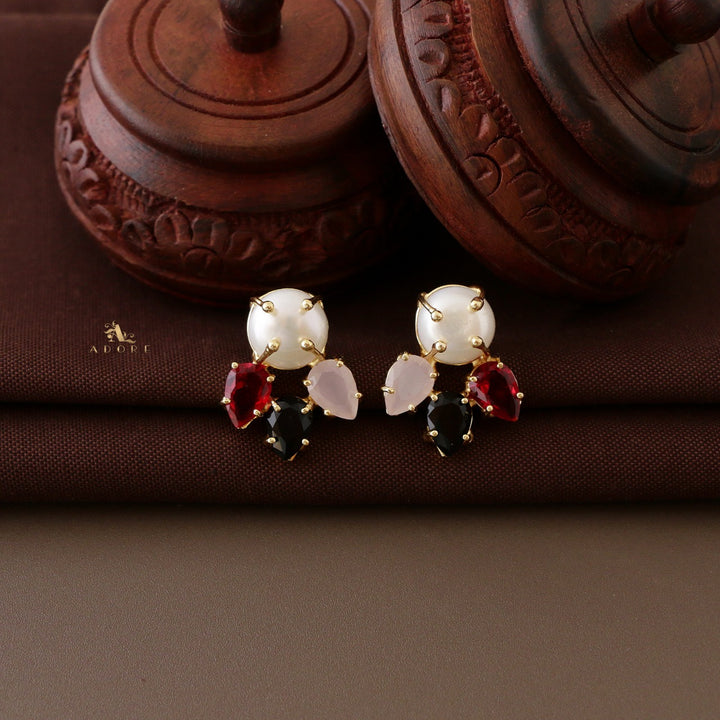 Nigala Fresh Water Pearl Glossy Earring