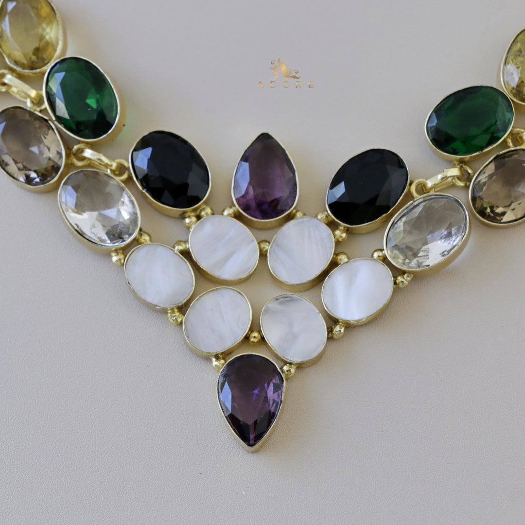 Dhvani MOP Glossy Neckpiece