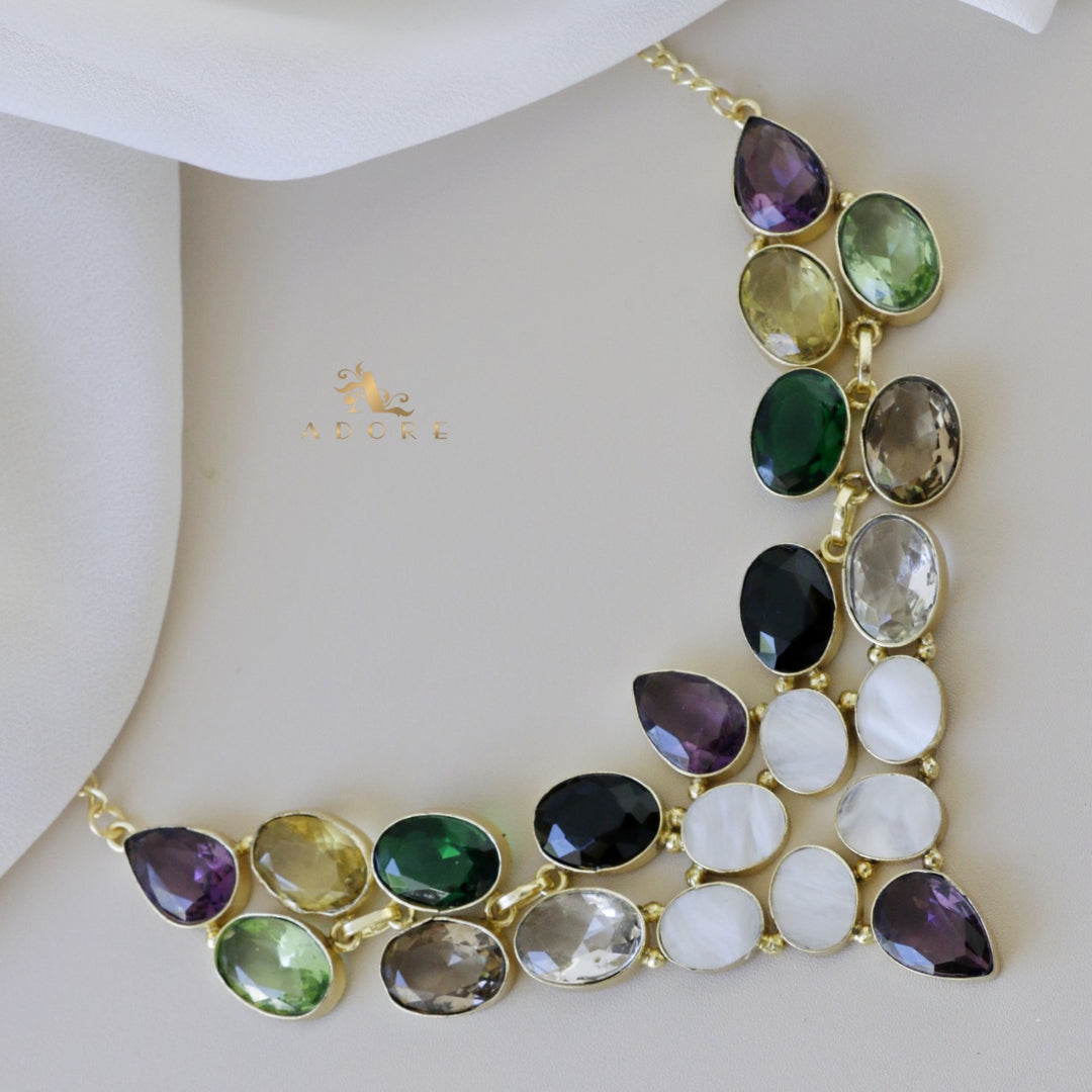 Dhvani MOP Glossy Neckpiece