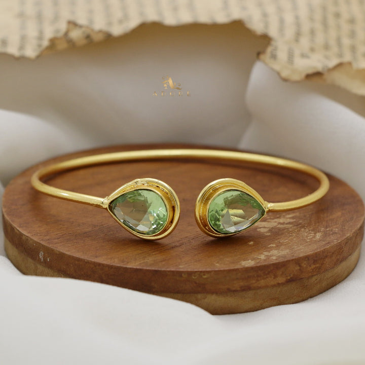 Averi Dual Drop Glossy Bangle