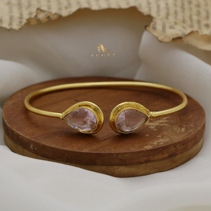 Averi Dual Drop Glossy Bangle