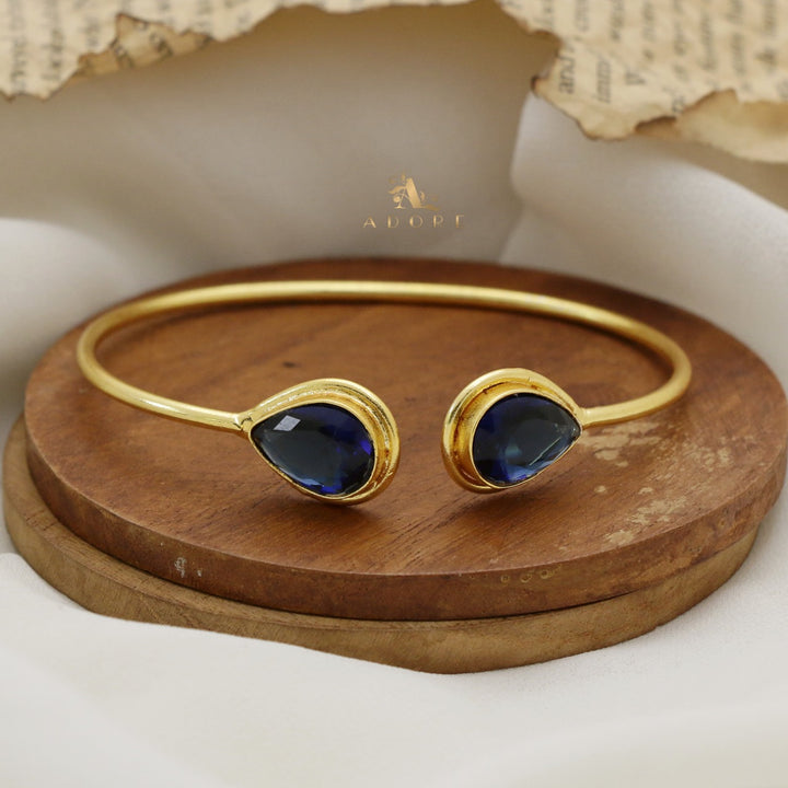 Averi Dual Drop Glossy Bangle