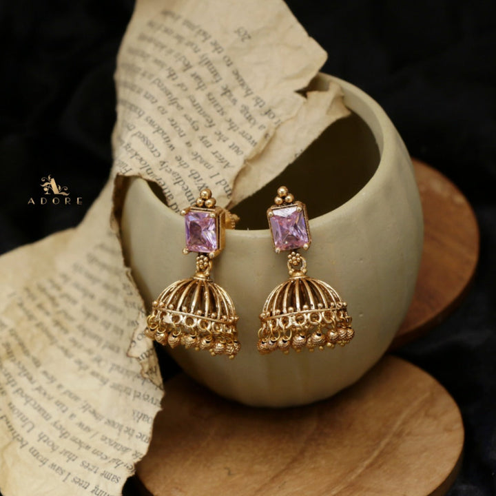 Varenya Gold Ball Jhumka
