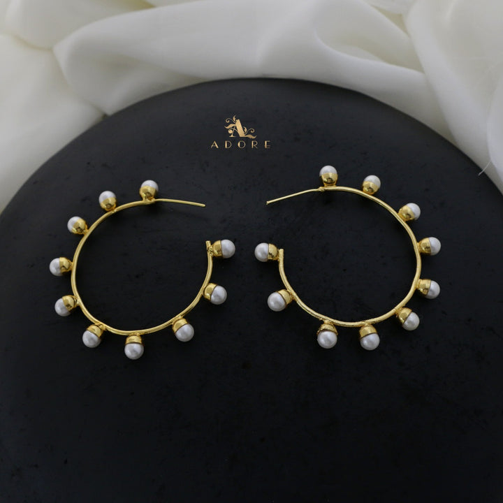 Golden Otto Pearl Earring