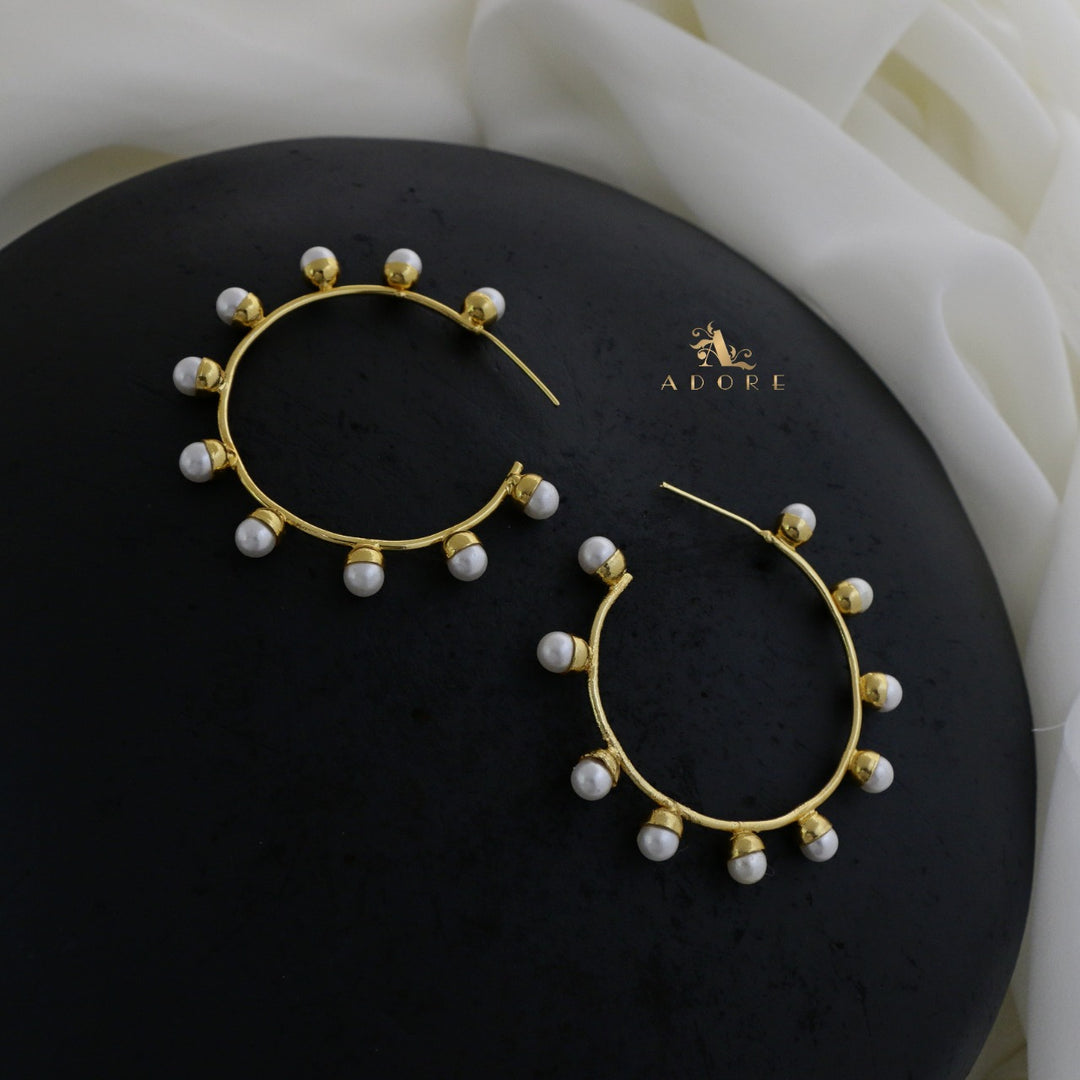 Golden Otto Pearl Earring