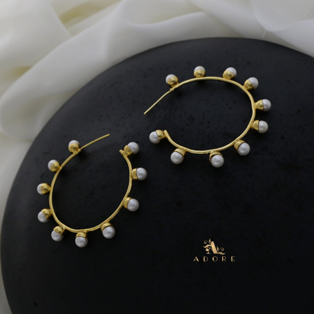Golden Otto Pearl Earring