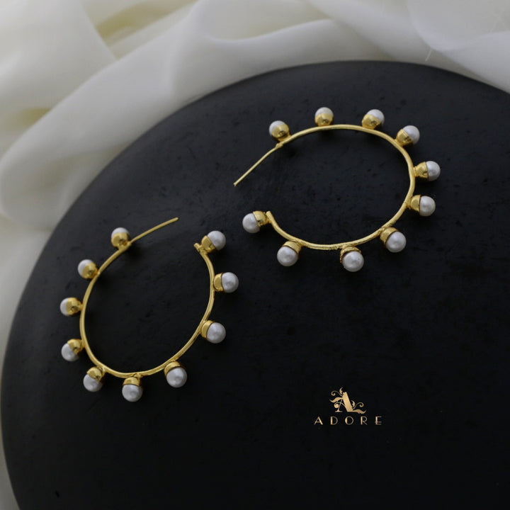Golden Otto Pearl Earring