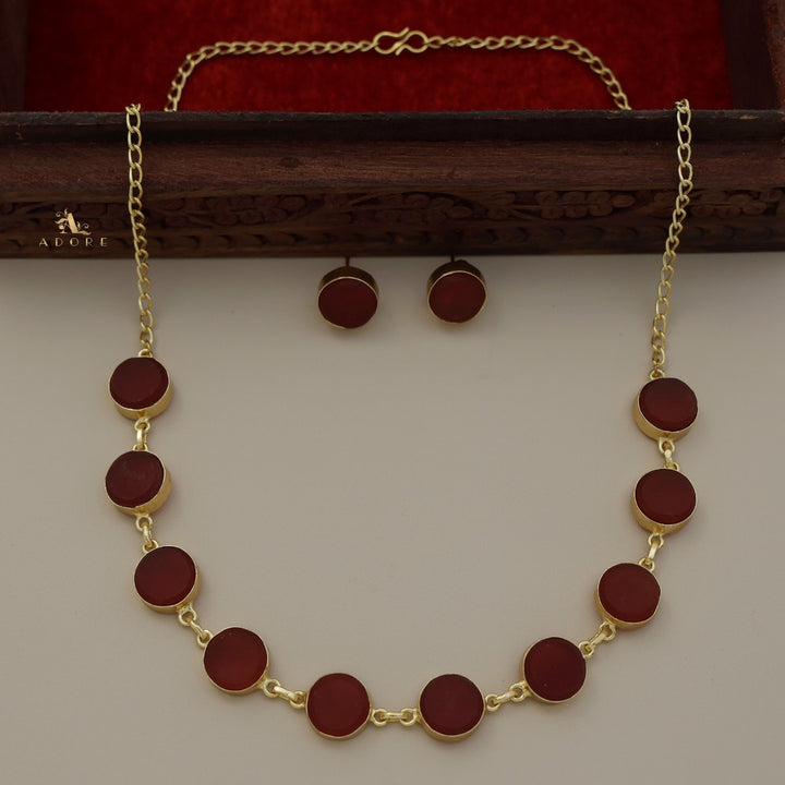 Raw Stone Ashara Neckpiece with Earrings