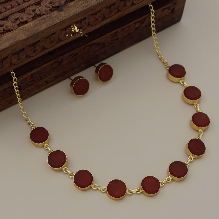 Raw Stone Ashara Neckpiece with Earrings