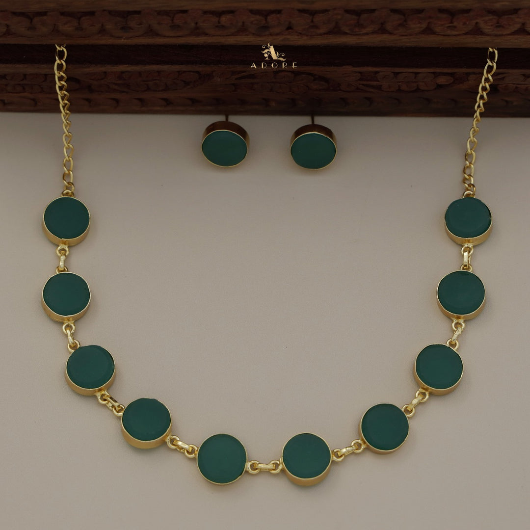 Raw Stone Ashara Neckpiece with Earrings