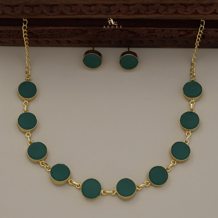 Raw Stone Ashara Neckpiece with Earrings