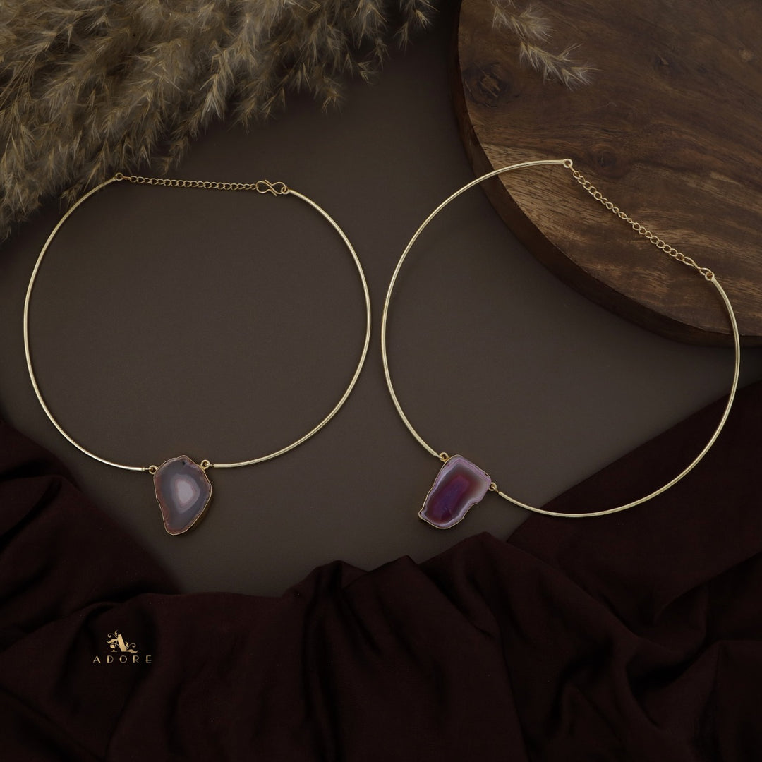 Keris Agate Neck Cuff