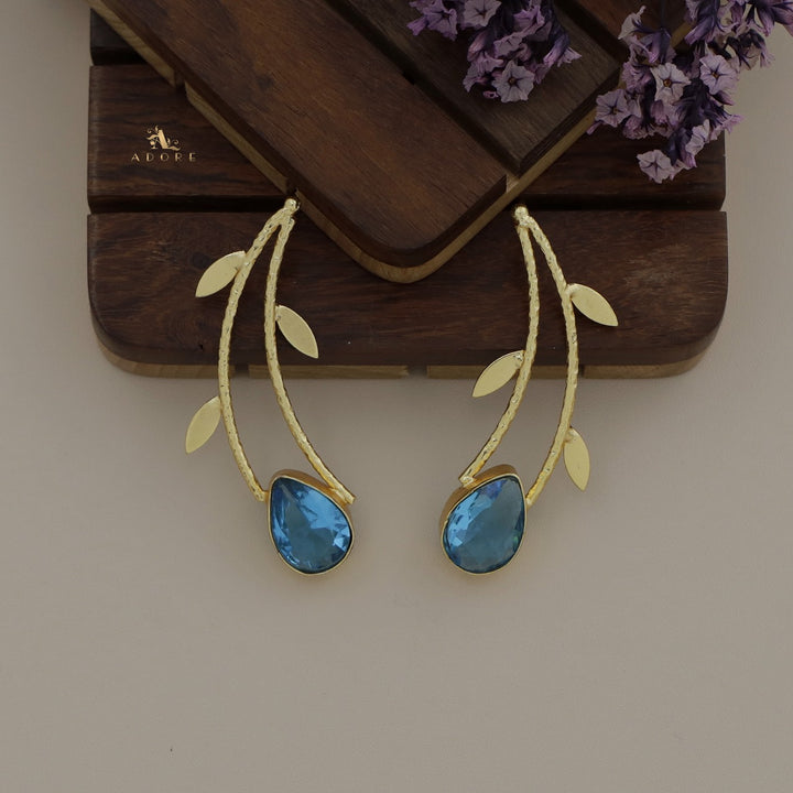 Delilah Leafy Glossy Earring