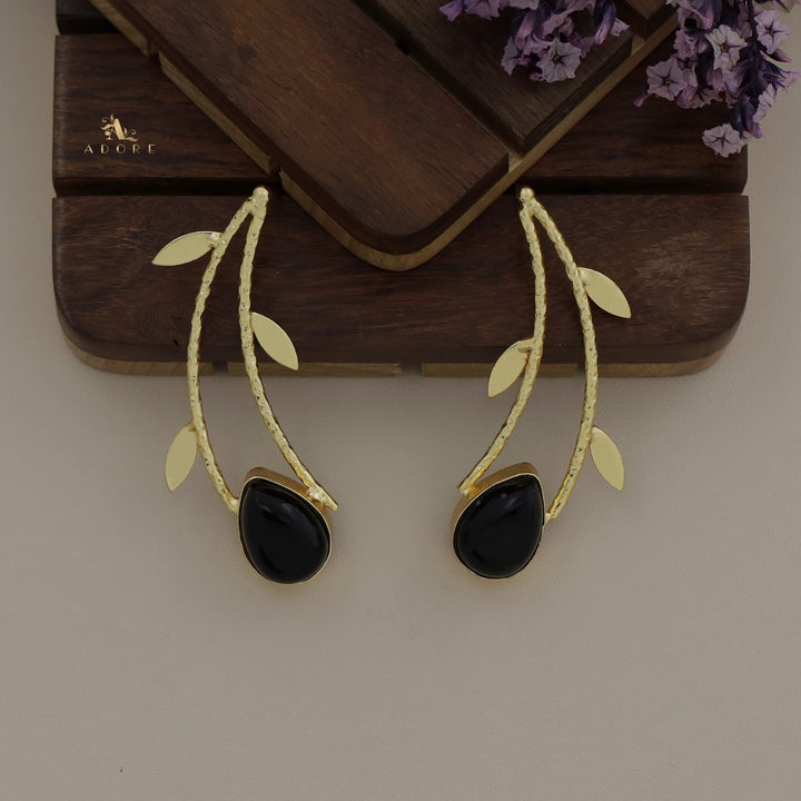 Delilah Leafy Glossy Earring