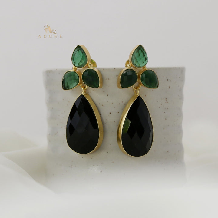 Bella Crystal Earrings (Premium Finish)