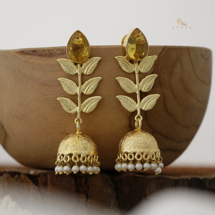 3 Layer Leaf Jhumka
