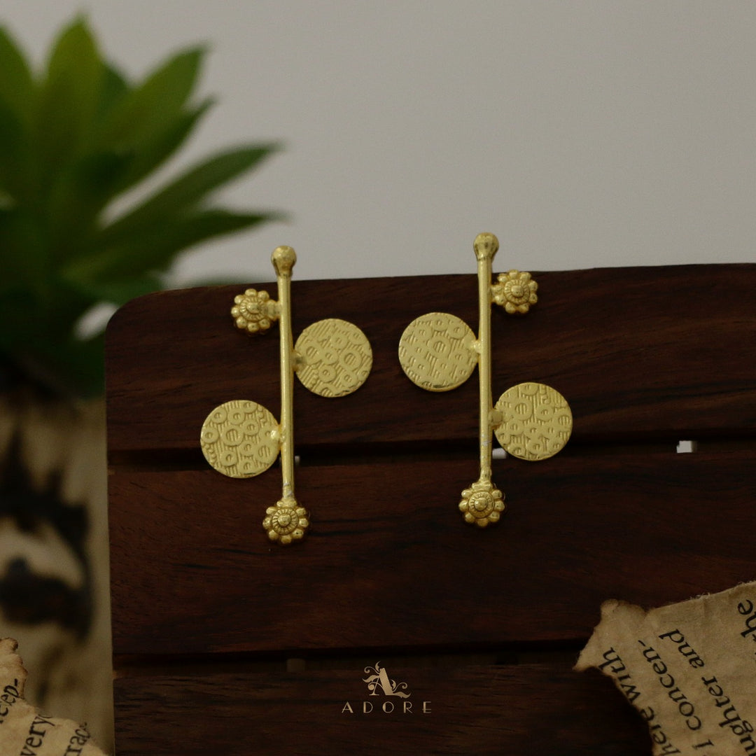 Sagitta Golden Tree Earring