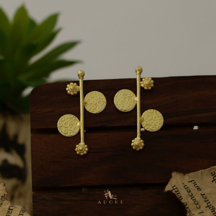 Sagitta Golden Tree Earring