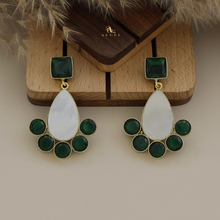 Augusta Drop MOP Glossy Earring