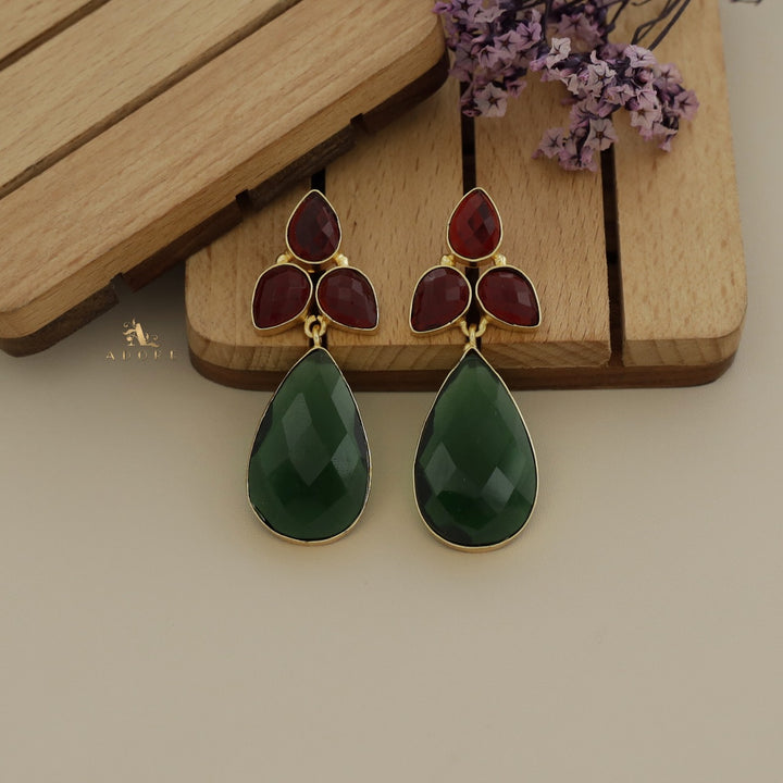 Bella Crystal Earrings (Premium Finish)
