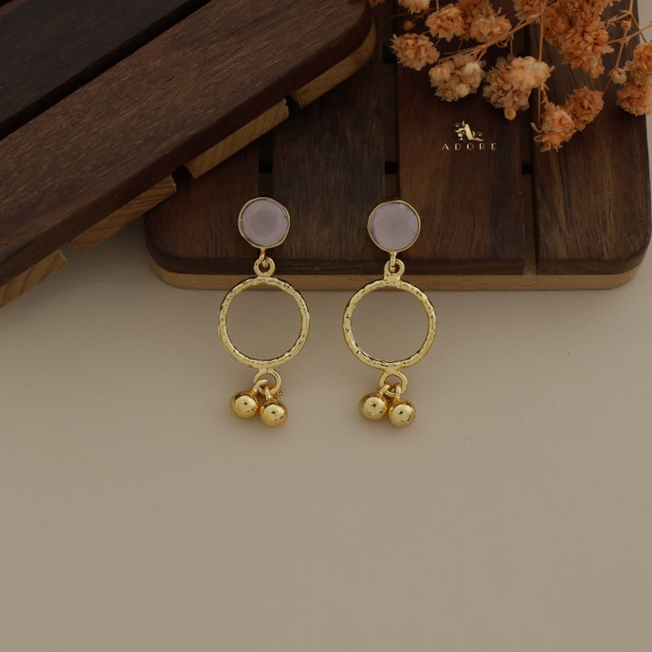 Abaline Textured Glossy Earring