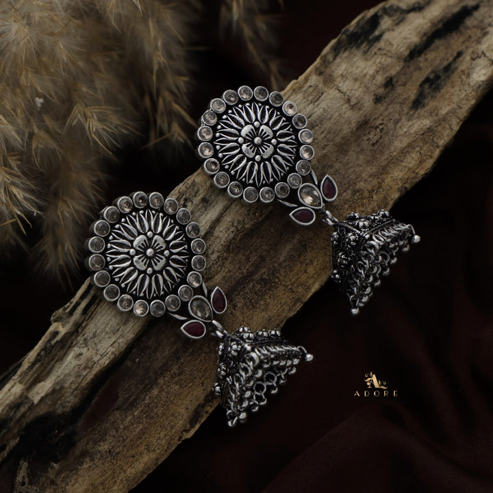 Thimothi Oxidized Jhumka