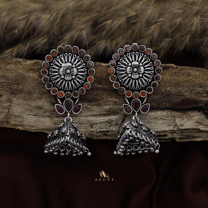 Thimothi Oxidized Jhumka
