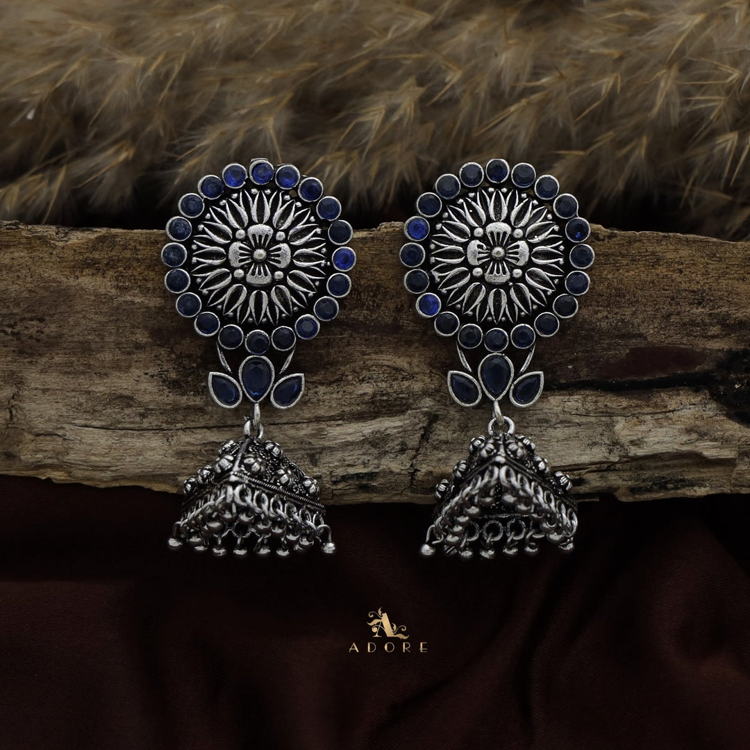 Thimothi Oxidized Jhumka