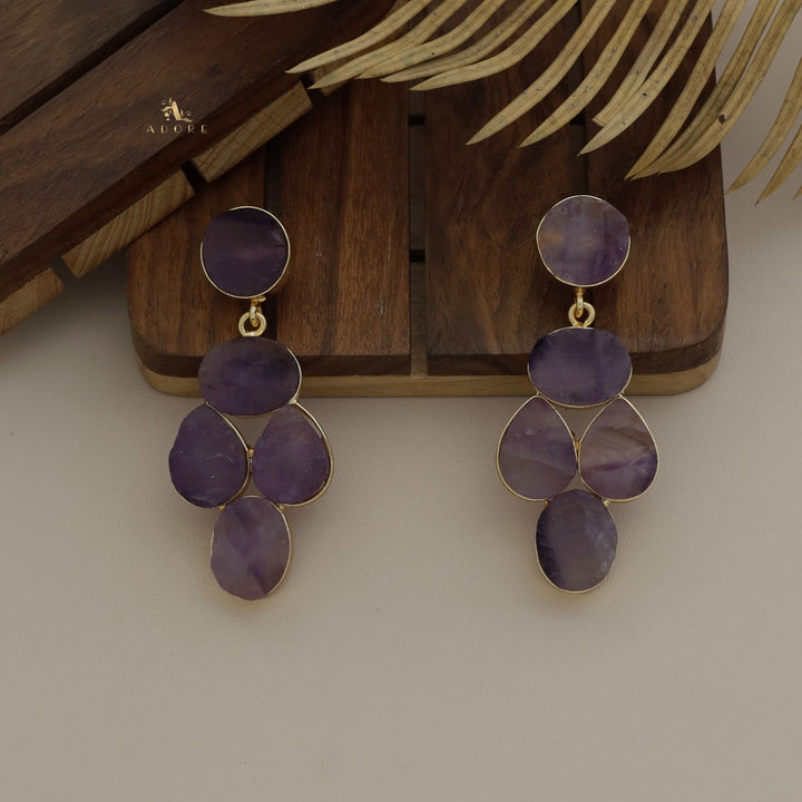Amity Raw Stone Earring