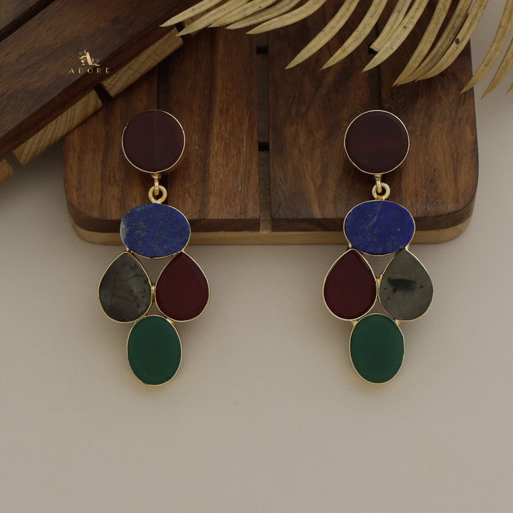 Amity Raw Stone Earring