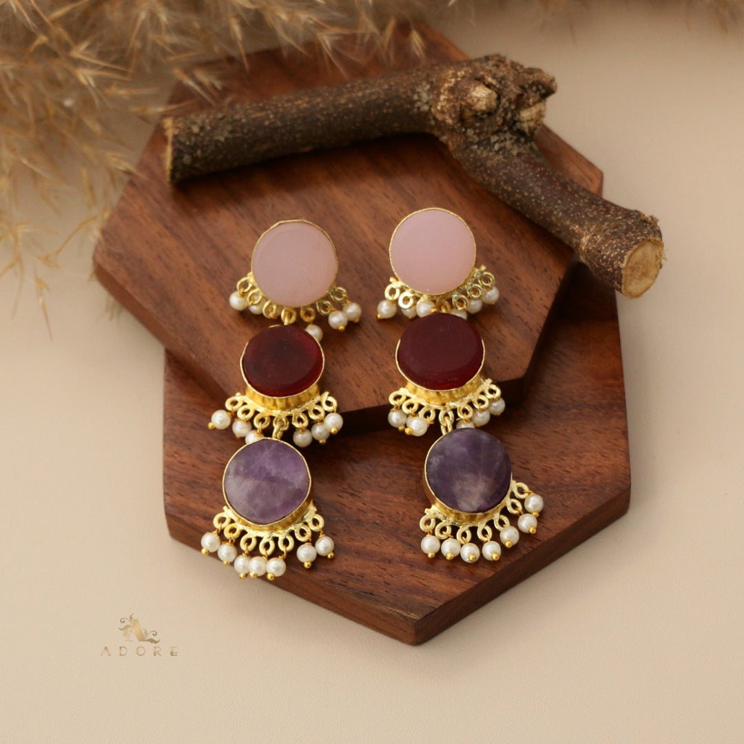 Three Stone Kalpa Earring