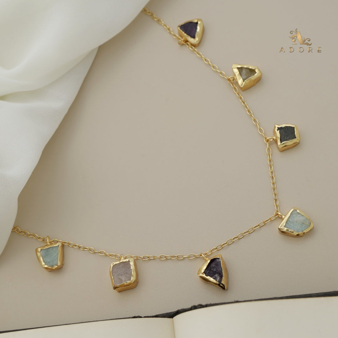 Thinkal 7 Raw Stone Neckpiece