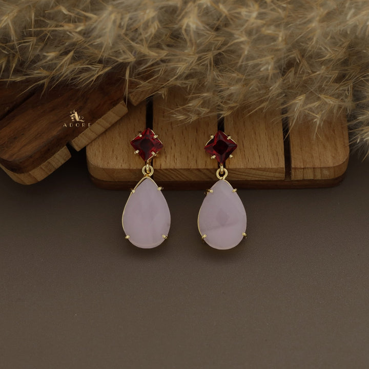 Zilora Glossy Diamond And Drop Claw Earring