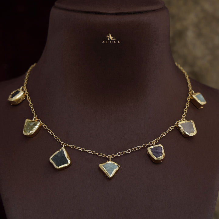 Thinkal 7 Raw Stone Neckpiece