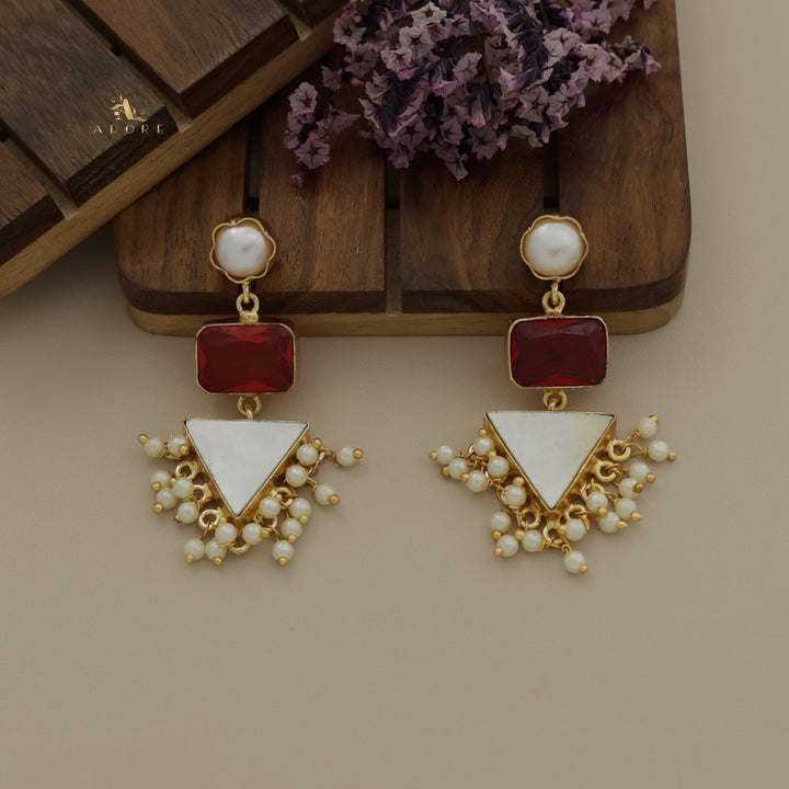 Cinderella MOP Earring