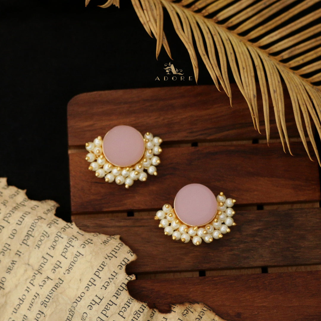 Half Pearls Stud