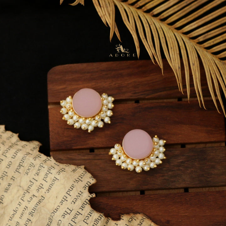 Half Pearls Stud