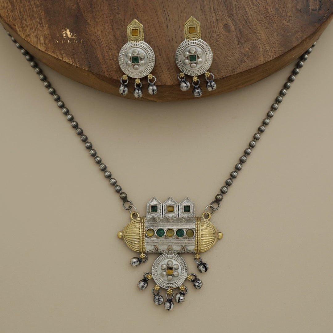 Sagareka Neckpiece With Earring