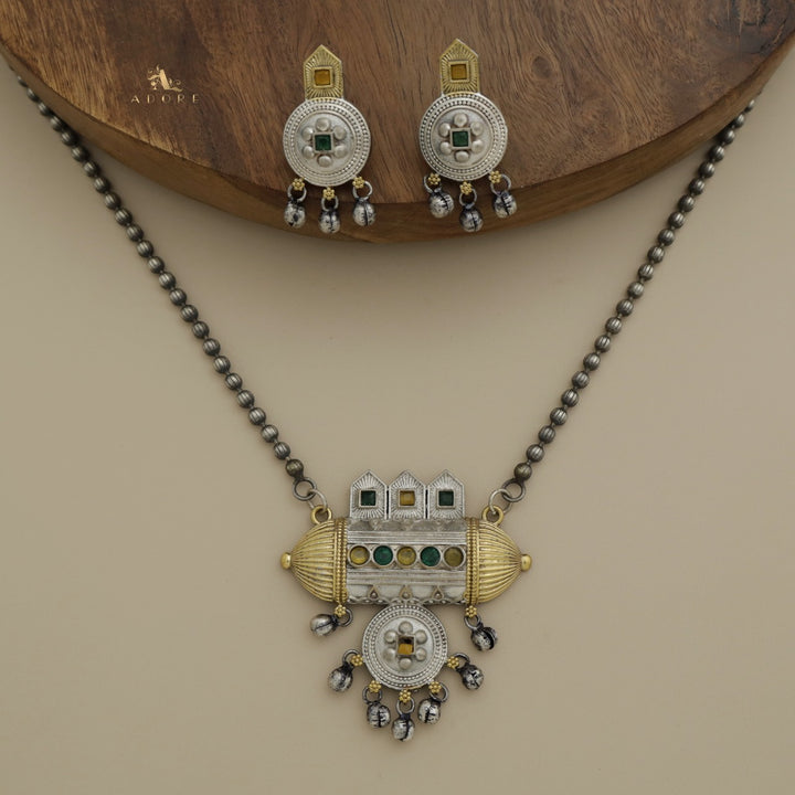 Sagareka Neckpiece With Earring