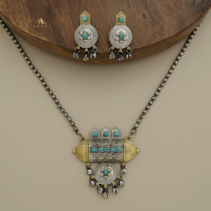 Sagareka Neckpiece With Earring