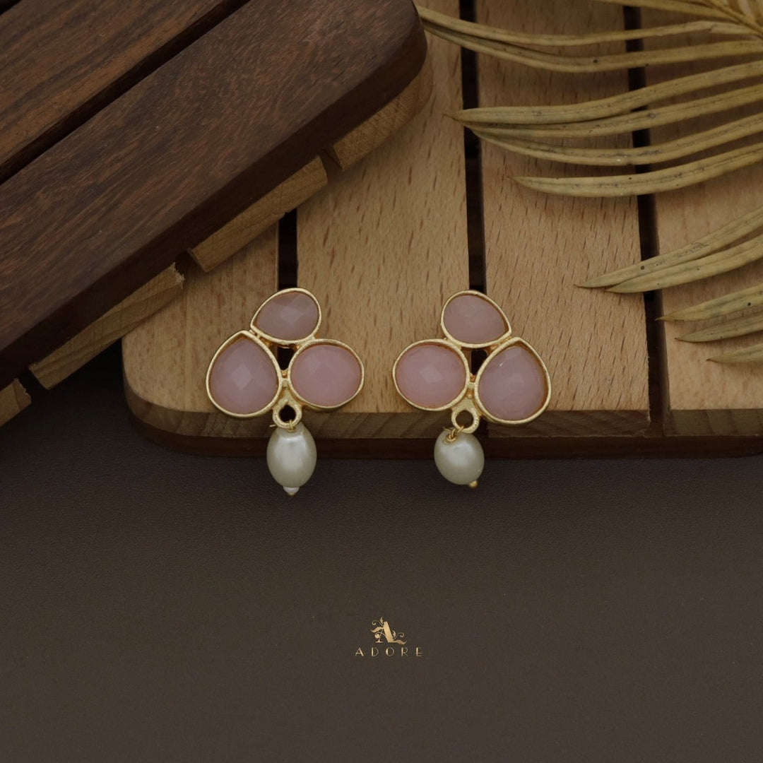 Nelle Glossy Pearl Drop Earring