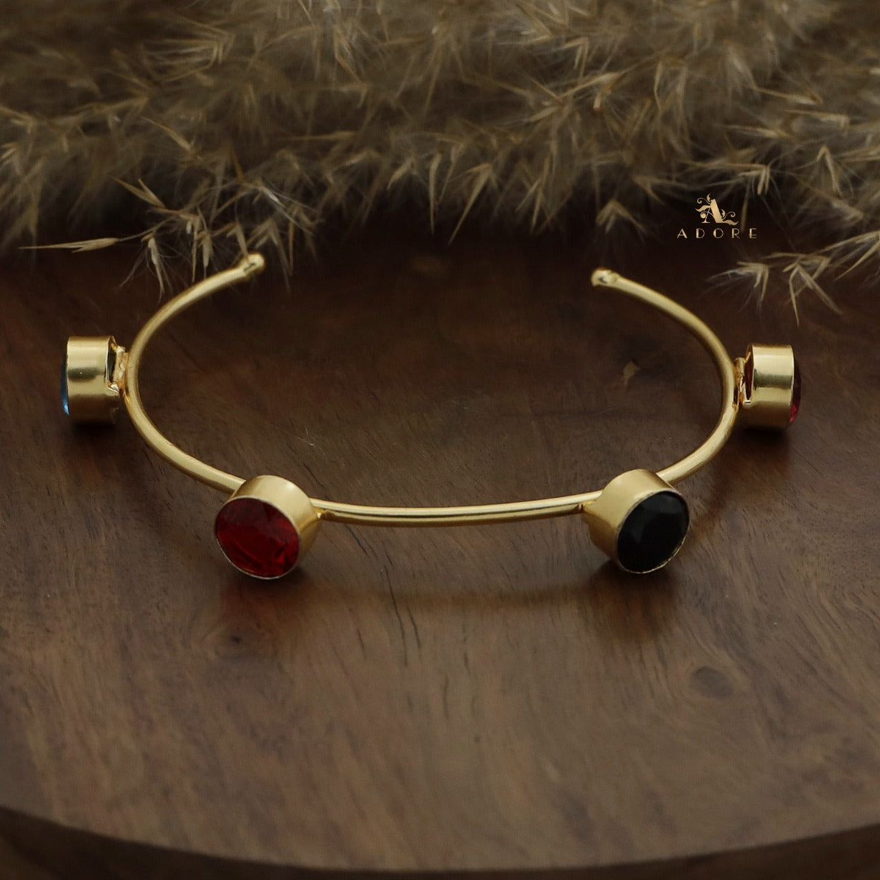 Multicolour 4 Stone Adjustable Bracelet (Colour Options)