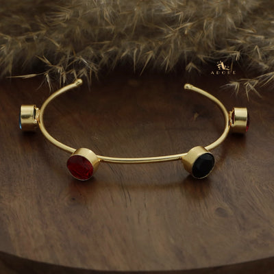 Multicolour 4 Stone Adjustable Bracelet (Colour Options)