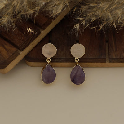 Multicolour Circle And Drop Earring