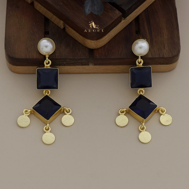 Tormia Pearly Diamond And Square Earring