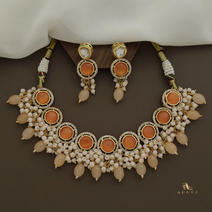 Sakshi  Kundan Neckpiece With Earring