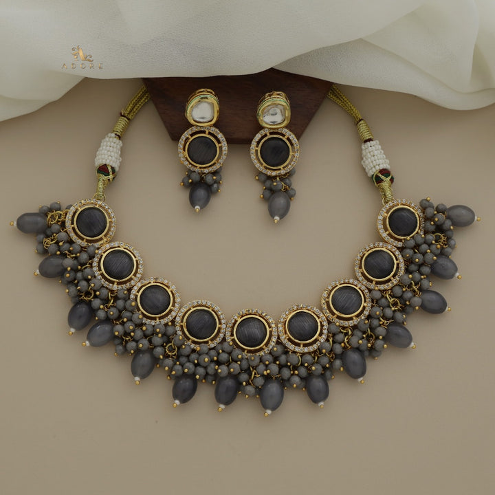 Sakshi  Kundan Neckpiece With Earring